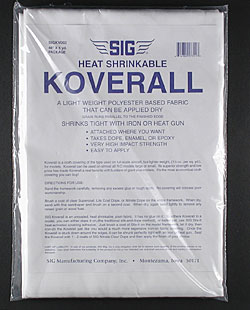 Sig Koverall White 67" x 52"